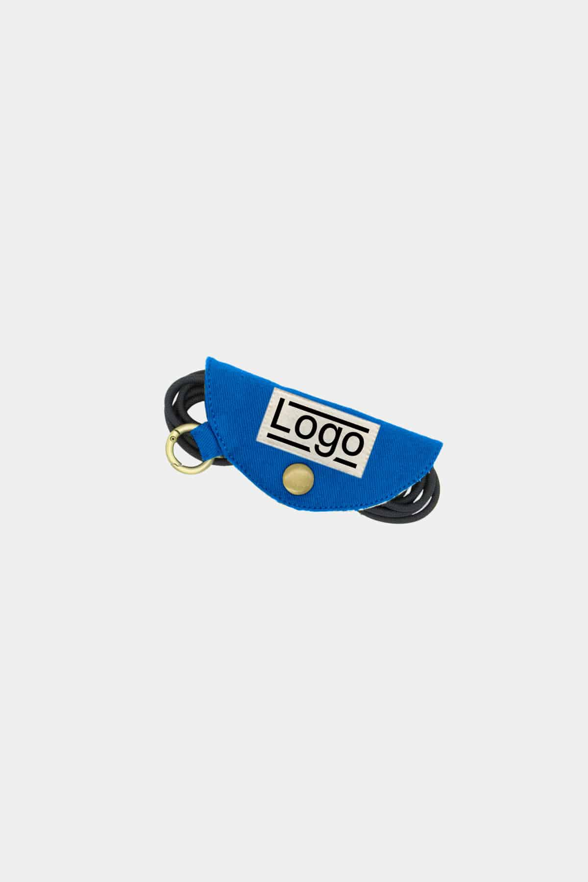 Range-câbles promotionnel Attache câble Zéphyr Bleu roi